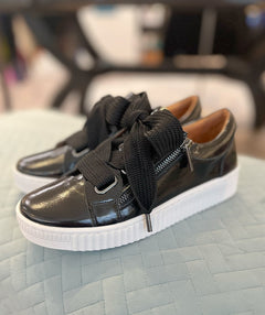 EOS Jovi Sneaker Patent Black Leather