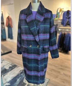 Foil Twilight at Coatchella Plaid Coat