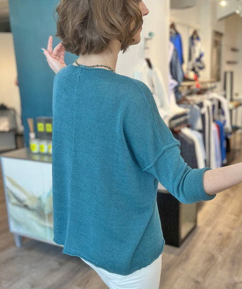 Multicolor patchwork pullover - Premium sweaters from Poles - Just $220! Shop now at Mary Walter