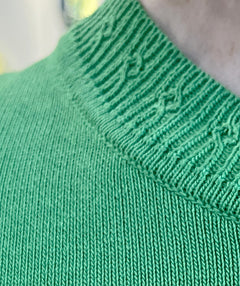 Knit elbow sleeve top - Premium tops from ivko - Just $154! Shop now at Mary Walter