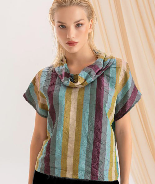 Kozan Suki Shimmer Stripe Popover