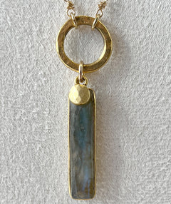 Delicate labradorite necaklace - Premium necklaces from Apunto - Just $98! Shop now at Mary Walter