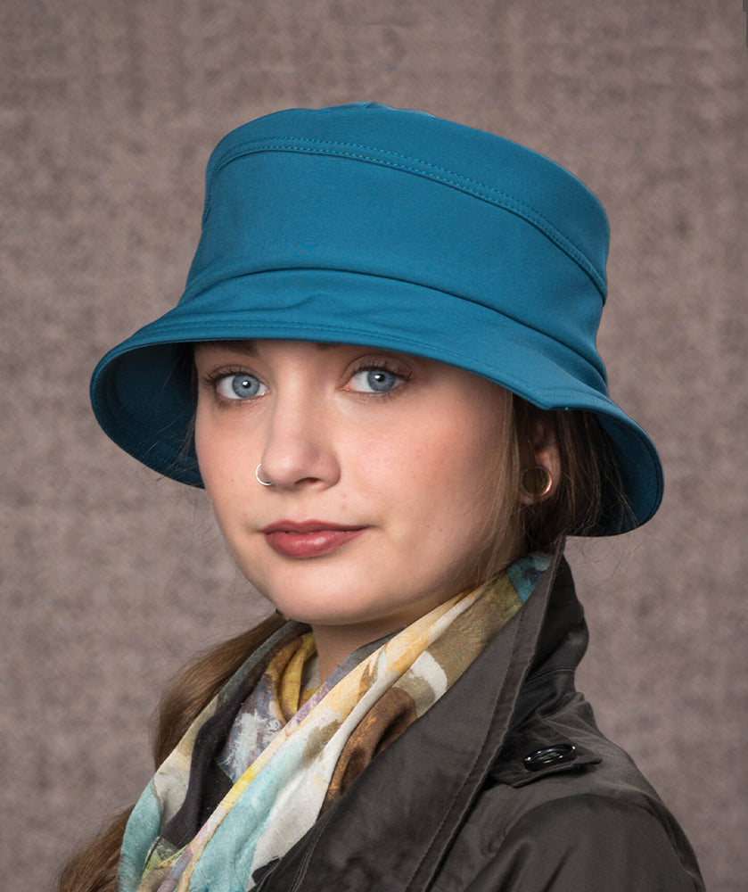 Lillie & Cohoe Grace Hat Cloudburst Teal – Mary Walter display picture 3