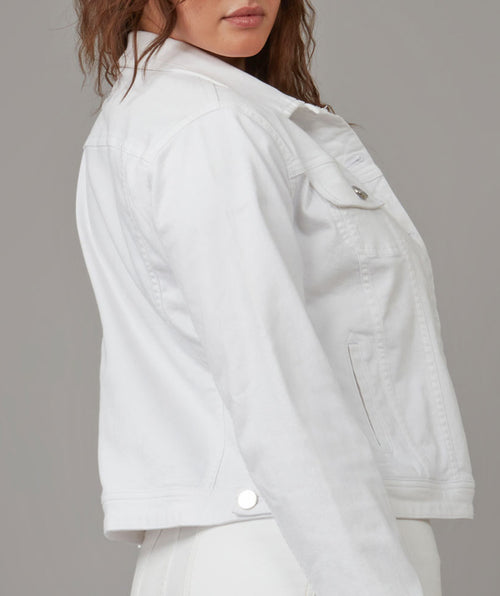Gabriella White Jean Jacket