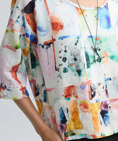Luukaa Vista Watercolor Splash Popover