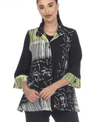 Moonlight Lime Splash Blouse