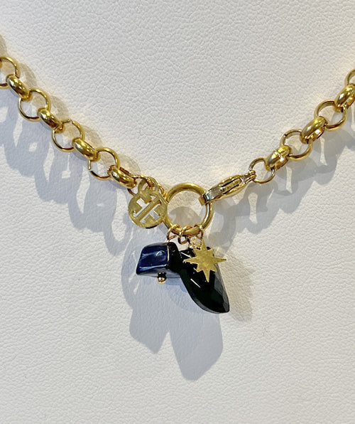 Stone and starburst necklace - Premium necklaces from Mary Walter - Just $25! Shop now at Mary Walter