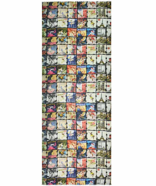 Bastille Paris Postcard Scarf