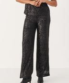 Part Two Black Sequin Pant size Small