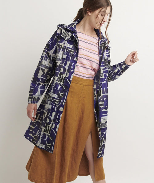 Waterproof raincoat graphic blue - Premium Coats from Made in sens - Just $150! Shop now at Mary Walter