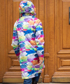 Waterproof raincoat umbrella multicolor