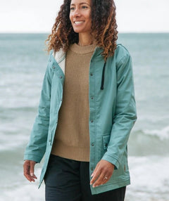 Rapanui Maritime Rain Jacket Aqua