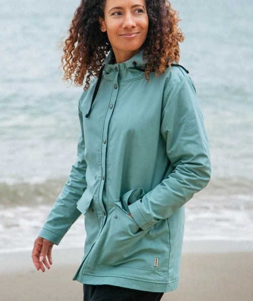 Rapanui Maritime Rain Jacket Aqua