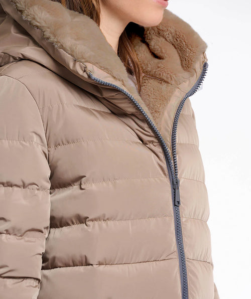 Rino and Pelle Keila Puffer Coat Toffee