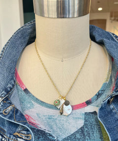 Sandrine France Shimmer Necklace