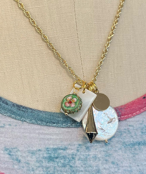 Sandrine France Shimmer Necklace