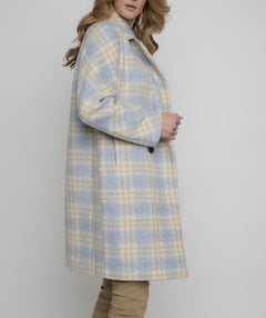 Sanja Plaid Coat - Premium Coats from Rino & Pelle - Just $116! Shop now at Mary Walter