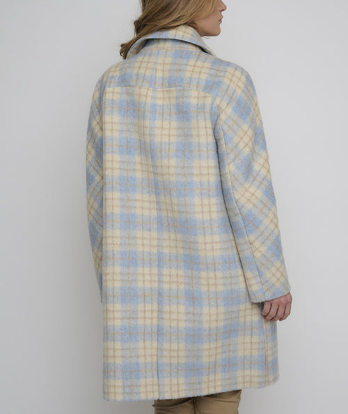 Sanja Plaid Coat - Premium Coats from Rino & Pelle - Just $116! Shop now at Mary Walter