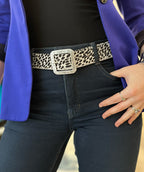 Streets Ahead Neve Cheetah Belt Size Large