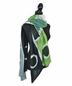 Tavita Green Geo Scarf
