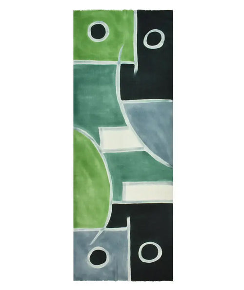 Tavita Green Geo Scarf