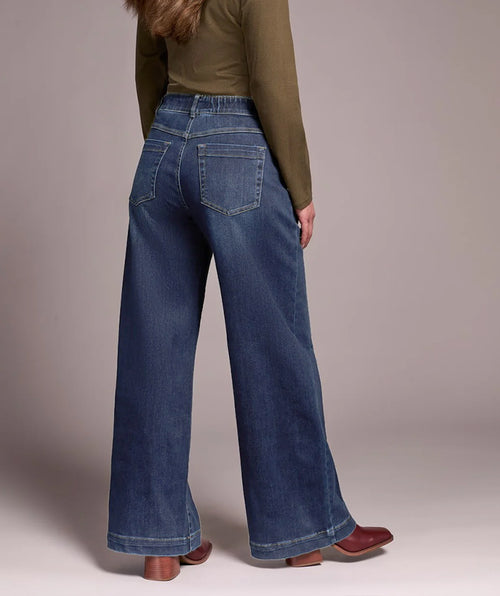 Tribal Audrey Pull On Jean Faded Blue XL