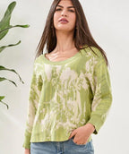 Tribal Lemongrass Jacquard Pullover