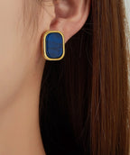 Uliva Bezel Clip Earring - Premium earrings from Mary Walter - Just $35! Shop now at Mary Walter