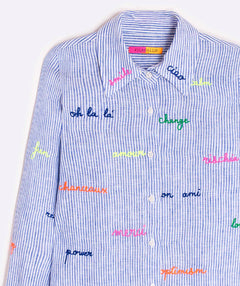Vilagallo Smile! Embroidered Shirt