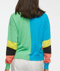 Wave Cardigan Turquoise - Premium sweaters from Zaket and Plover - Just $140! Shop now at Mary Walter