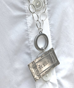 Suitcase necklace silver - Premium necklaces from Apunto - Just $250! Shop now at Mary Walter