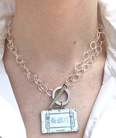 Suitcase necklace silver - Premium necklaces from Apunto - Just $250! Shop now at Mary Walter