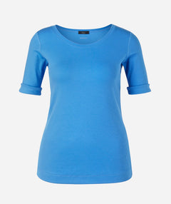 Rib Cuff Tee - Premium tops from Marc Cain - Just $48! Shop now at Mary Walter