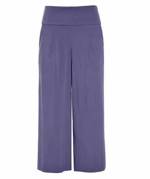 Wide Leg Gaucho Blueberry