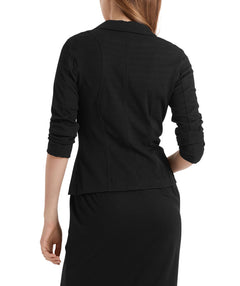 Essential mesh blazer Black - Premium jackets from Marc Cain - Just $330! Shop now at Mary Walter
