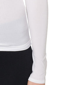 Babyskin Turtleneck White - Premium tops from Marc Cain - Just $198! Shop now at Mary Walter