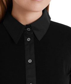 Babyskin blouse Black - Premium tops from Marc Cain - Just $340! Shop now at Mary Walter