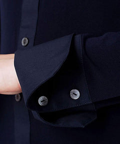 Babyskin blouse Navy - Premium tops from Marc Cain - Just $340! Shop now at Mary Walter