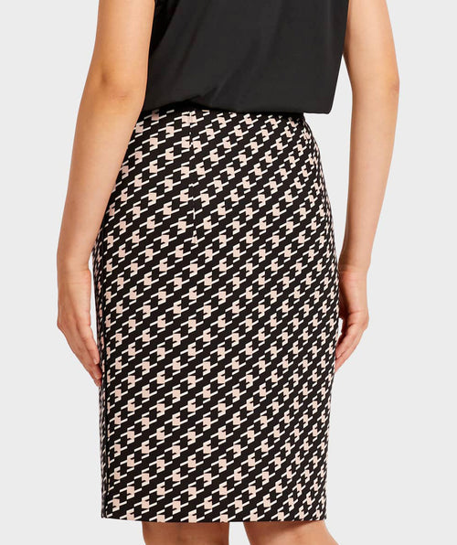 Geo Check Skirt - Premium Skirts from Marc Cain - Just $130! Shop now at Mary Walter