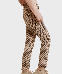 Lattice pattern jean - Premium pants from Marc Cain - Just $107.20! Shop now at Mary Walter