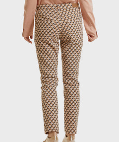 Lattice pattern jean - Premium pants from Marc Cain - Just $107.20! Shop now at Mary Walter