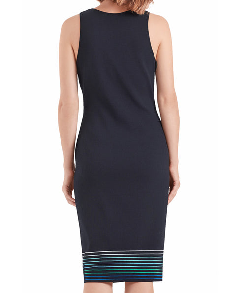 Knit Stripe Tank Dress - Premium dresses from Marc Cain - Just $147.20! Shop now at Mary Walter