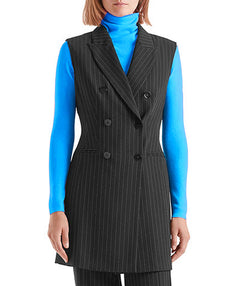 Pinstripe Vest - Premium Vests from Marc Cain - Just $224! Shop now at Mary Walter