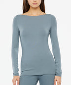 Khaliya Tee Blue - Premium tops from Sarah Pacini - Just $65.60! Shop now at Mary Walter