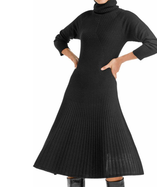 Turtleneck sweater dress - Premium dresses from Marc Cain - Just $260! Shop now at Mary Walter