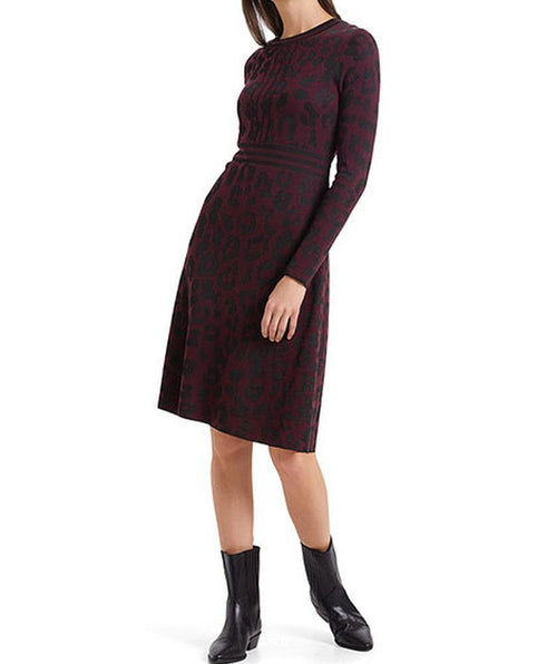 Leopard print knit dress - Premium dresses from Marc Cain - Just $199! Shop now at Mary Walter
