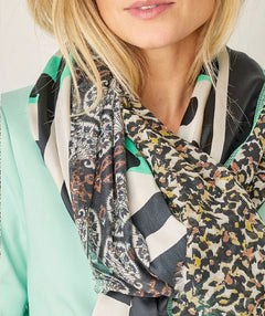 Funky Mix Scarf - Premium scarves from Summum Woman - Just $25! Shop now at Mary Walter