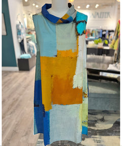 3 Potato Easy Cowl Dress Sunrise Glow