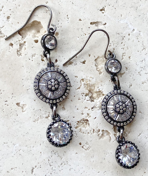 Elegant sparkle drop earring - Premium earrings from Mary Walter - Just $55! Shop now at Mary Walter