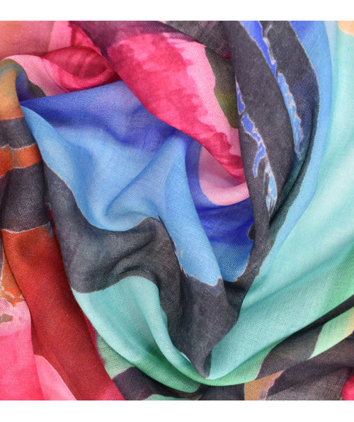 Nelly Artful Scarf - Premium scarves from DUPATTA - Just $74! Shop now at Mary Walter